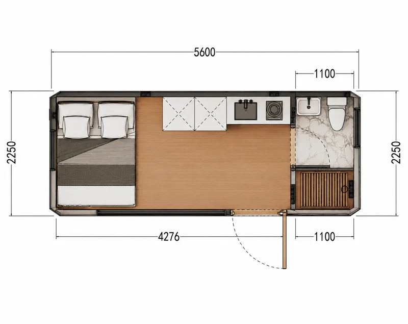 Planta del modelo Sumika Alisio